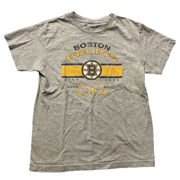 Other - Kids Youth Boston Bruins Grey Crew Neck Short Sleeve T Shirt Size Medium